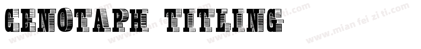 CENOTAPH TITLING字体转换